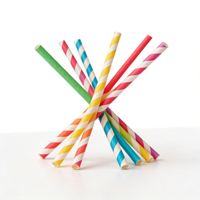 Pailles en papier blanc biodégradables écologiques pour fumer