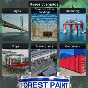 Pintura de Acabado Acrílica de Poliuretano Alifático Resistente a la Abrasión al Agua para Exteriores, Revestimiento para Estructuras de Acero de Hoteles - Product Image 4