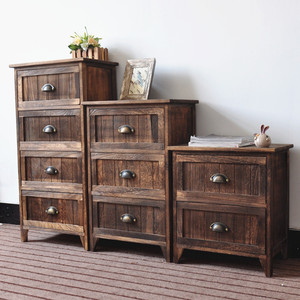 Thiết kế hiện đại màu trắng cổ cạnh giường ngủ ngực của ngăn kéo tổ chức bảng phòng khách đồ nội thất bằng gỗ rượu vang lưu trữ tủ - Product Image 5