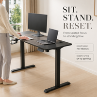 Bureau relevable en placage de bois massif AOR pour le bureau et les jeux à domicile, disponible en design moderne, options multicolores, vente en gros d'usine