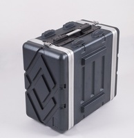 17/19 pulgadas 4/6/8/10 unidad de Rack ABS duro caso con bloqueo de ruedas; 2-12 Unidad Pro amplificador de Audio perchero ABS caso