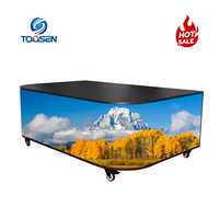 Table de DJ TOOSEN, écran LED direct usine, module sans soudure, cabine de DJ, écran LED, entretien facile, mur vidéo LED pour bar