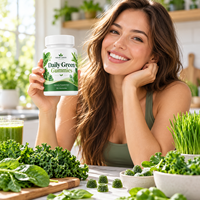 OEM ODM Marque Privée Gummies Verts Quotidiens Super Greens Complément Alimentaire 60 Gummies