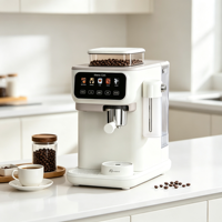 Cafetera Espresso Anbolife Bean to Cup de 20 Bares con Molinillo Integrado, Función de Preparación en Frío y Caliente, Tanque de Leche, Fabricación OEM ODM