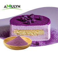 Amulyn Poudre d'Igname Violette (Poudre d'Ube) de Haute Qualité à Base d'Extrait Naturel de Plante pour Additif Alimentaire et Pigments Naturels
