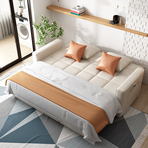 Kéo ra 3 chỗ ngồi không thấm nước công nghệ vải sofa cama ngồi có thể ngả phòng khách đồ nội thất lười biếng <span class=keywords><strong>futon</strong></span> gấp chuyển đổi sofaed - Product Image 3