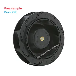 150mm Backward Curved Plastic Cooling Fans 150x35mm Car Purifier Cleaner Blower Backward Inclined Impeller DC Centrifugal Fan