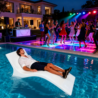 Chaise longue moderne en FRP de qualité commerciale, sans décoloration, sans fissures, pliage, découpe, ergonomique, en forme de S, personnalisable, imperméable, toute l'année