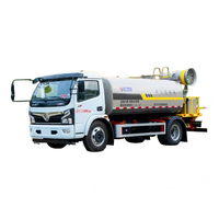 Camion-citerne Dongfeng 4X2 9,3 m³ avec canon à brouillard de 30 m pour la réduction de la poussière et l'assainissement des routes municipales