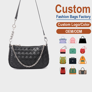 Sac à bandoulière en cuir véritable tissé à la main, fabrication directe d'usine, design à double sangle, sac bandoulière en cuir de vachette pour femmes - Product Image 1