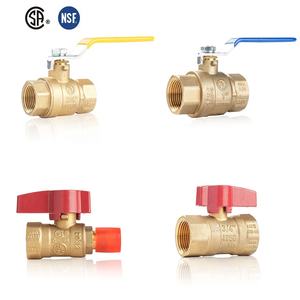 Katup Bola Kuningan Bebas Timbal Bersertifikat NSF CSA Standar Amerika Katup Bola Kuningan Pex - Product Image 2