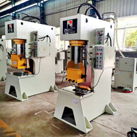 Prensa Punzonadora Hidráulica de Cuatro Columnas y Dos Vigas, Tipo C de Brazo Único, Motor de 15 kW, Carrera de Deslizamiento de 120 mm