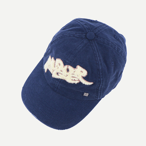 Casquette non structurée personnalisée avec broderie 3D, logo en chenille, en coton délavé, casquette de baseball vieillie, 100% coton, style Dad Hat - Product Image 3