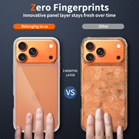 Funda Protectora Transparente de Alta Calidad Anti-Rayones y Anti-Amarillamiento para iPhone 18 17 Pro Max, con Diseño Personalizado y Embalaje