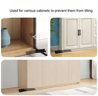 Cales de table d'armoire robustes Cales de nivellement Cales en plastique de meubles réglables pour le nivellement