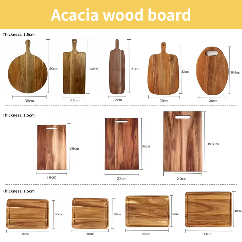 Borad de madera del Acacia