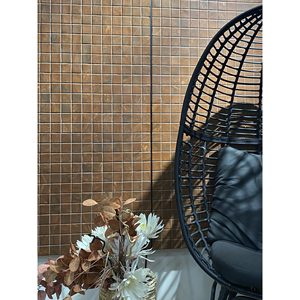 Mosaico de Vidrio Reciclado Ecológico Mate de 50x50 cm para Pared Interior de Baño, Hecho en España - Product Image 2