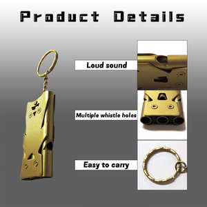 Silbato para Palomas, <span class=keywords><strong>Flauta</strong></span> para Palomas Mensajeras, Entrenamiento de Retorno, Liberación, Tres Orificios, Metal Rectangular, Ligero, Duradero, Reutilizable - Product Image 2