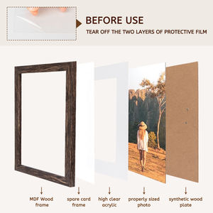 ผู้ผลิต ขายส่ง กรอบรูปไม้ MDF ขนาด 4x6 5x7 6x8 8x10 11x14 16x20 นิ้ว A3 A4 A5 ออกแบบตามสั่ง - Product Image 5