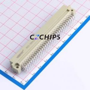 9001-11961C00A DIN41612 Connector Bent Lead Through Hole,P=2.54mm Connector 96P 3 2.54mm Right Angle Insert - Product Image 2