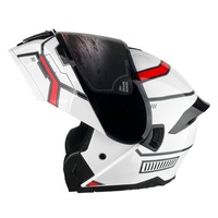 Casque de moto LVCOOL LV115 certifié DOT en ABS, à visière relevable, avec fermeture rapide et double visière - Amélioration de la version d'origine - Vente en gros usine