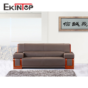 Juego de Sofás Seccionales Modernos de Alta Calidad para Oficina Ejecutiva y Sala de Estar, Cuero PU, Estructura de Madera/Hierro, Tamaño y Color Personalizables - Product Image 6