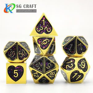 Mini Dados Poliédricos Sólidos de 6mm para D&D, Juego de Dados Metálicos en Miniatura de 10mm, Dados Personalizados para Calabozos y Dragones - Product Image 2