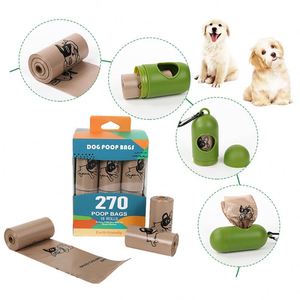 Custom Logo Biodegradable <b>Dog</b> Poop Bags Sustainable Epi Wood Leather <b>Dog</b> Waste Collection Compostable Plastic <b>Dog</b> Poop Pack - Product Image 2