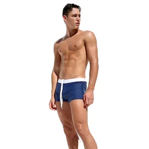 Boxers sólidos con cintura cómoda y flexible Premium Pima Cotton Flex Knit Ropa interior para hombre Boxer Short