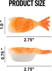 Magneti divertenti del frigorifero del Sushi della decorazione dell'alimento del magnete del frigorifero della resina 3D per la <span class=keywords><strong>lavagna</strong></span> dell'ufficio della <span class=keywords><strong>lavagna</strong></span> della cucina - Product Image 3