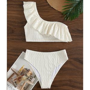 ชุดบิกินี่มินิ 2 ชิ้นสุดหรูสำหรับผู้หญิง ลายพิมพ์ดอกไม้ตามสั่ง ชุดว่ายน้ำไซส์ใหญ่ ชุดออกกำลังกายชายหาด - Product Image 1