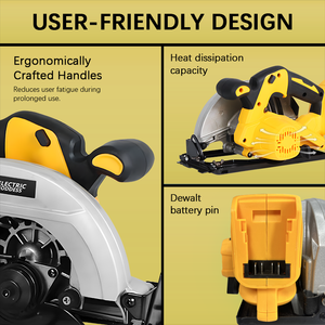 Máy cưa tròn cầm tay không dây dùng pin Dewalt 20V, động cơ không chổi than Electric Goddess 7 inch - Product Image 5