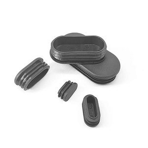 Tapón Ovalado Negro Moldeado por Inyección para Uso en Equipos Mecánicos y de Construcción - Product Image 1