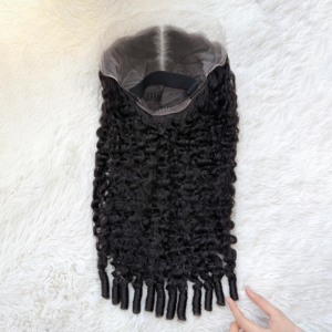 Perruque Lace Front Transparente 13*<span class=keywords><strong>6</strong></span> en Cheveux Humains Bruts, Cheveux Birmans Bouclés, 100% Cheveux Humains, Perruques Lace Front 16~30 Pouces en Stock aux États-Unis - Product Image 1