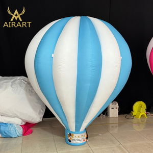 Globo de aire caliente de circo inflable de diferentes colores para decoración de lugares interiores y exteriores - Product Image 2