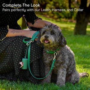 Huamaohengchun Dog Poop Bag Holder and Dispenser with Leash Attachment, Leak Proof, Easy Twist Top for Refills - Product Image 6