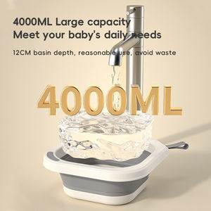 Juego de <span class=keywords><strong>lavabo</strong></span> plegable multifunción, <span class=keywords><strong>lavabo</strong></span> plegable de plástico con diseño de dibujos animados para viajes infantiles - Product Image 5