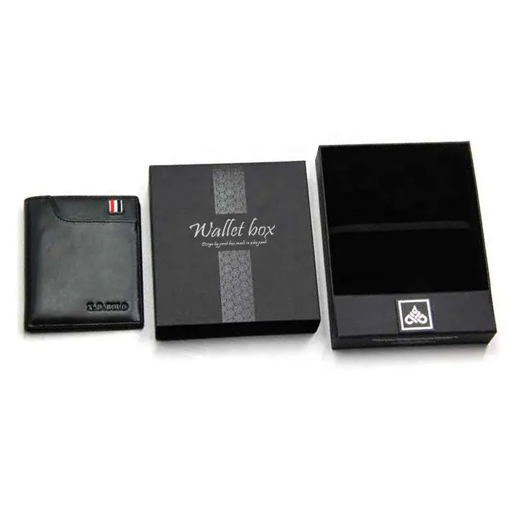 ODM/OEM Hot sale wholesale custom luxury wallet packaging gift box wallet box with cheap price