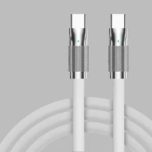 Eco Friendly Charger Cable 120W Charging Type C To Type C Cable 6A Super Fast Charge For Samsung