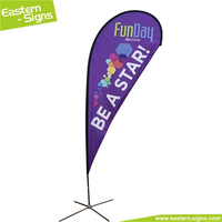 Bendera Promosi, Spanduk, Bendera Pantai, Bendera Teardrop, dan Spanduk dengan Logo Cetak Kustom untuk Acara, Iklan Luar Ruangan