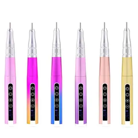 65w עט בצורת עט חשמלי 35000 סל "ד חשמל נייד efile נייד efile תצוגה גלוי עבור מסמרים