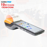 Printer POS Pintar Genggam Android 13 8 Core Baru, Mesin Billing Mini Genggam, Mesin Kasir Layar Sentuh