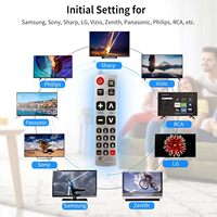 Control remoto universal de botón grande para LG, Samsung, Sony, Vizio, Sharp, Toshiba, JVC, Sanyo, Zenith, Panasonic, Philips, Hitachi, etc.