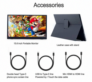 LCD Type C <strong>Mini</strong> <strong>Multi</strong> multiple Portatil Screen Extender Extension For Laptop With Stand Mobile <strong>Display</strong> Portable Monitor - Product Image 2