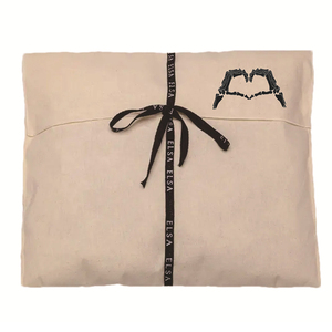 Customized Eco Friendly <b>White</b> Beige Canvas <b>Envelope</b> Dust Pouch Gift Packing Cotton Flap Dust <b>Envelope</b> Bag - Product Image 4