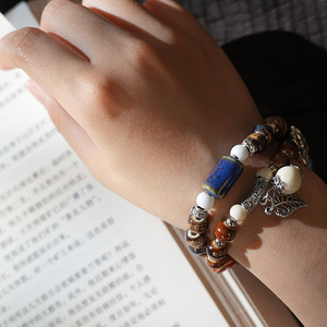 Bracciale in ceramica all'ingrosso in stile cinese gioielli intrecciati per le donne in stile nazionale bancarelle del mercato di san valentino - Product Image 3