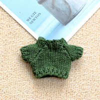 Nouveaux produits 2026 : Robes, pulls et accessoires pour poupées Moru, vêtements en coton pour poupées de 10 cm à moins d'un dollar pour poupées en peluche Kitty et Labu