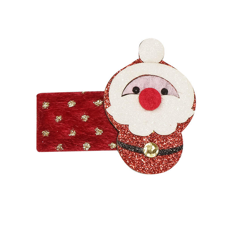 Mc951 square santa claus hairpin