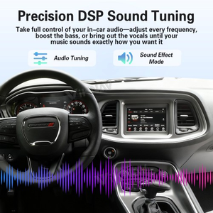 Viknav Linux For Dodge Challenger 2015-2022 Decoder Box Mirror <b>Wireless</b> CarPlay Android Auto Stereo Upgrade Oem screen - Product Image 4