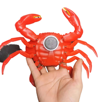 Aimant de réfrigérateur personnalisé en forme de crabe mignon, en plastique, style Art Déco, avec membres mobiles, animal peint, étanche et durable, Osgooday CE